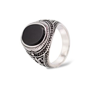 Anello Ovale Pietra Dura