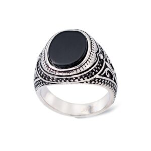 Anello Ovale Pietra Dura