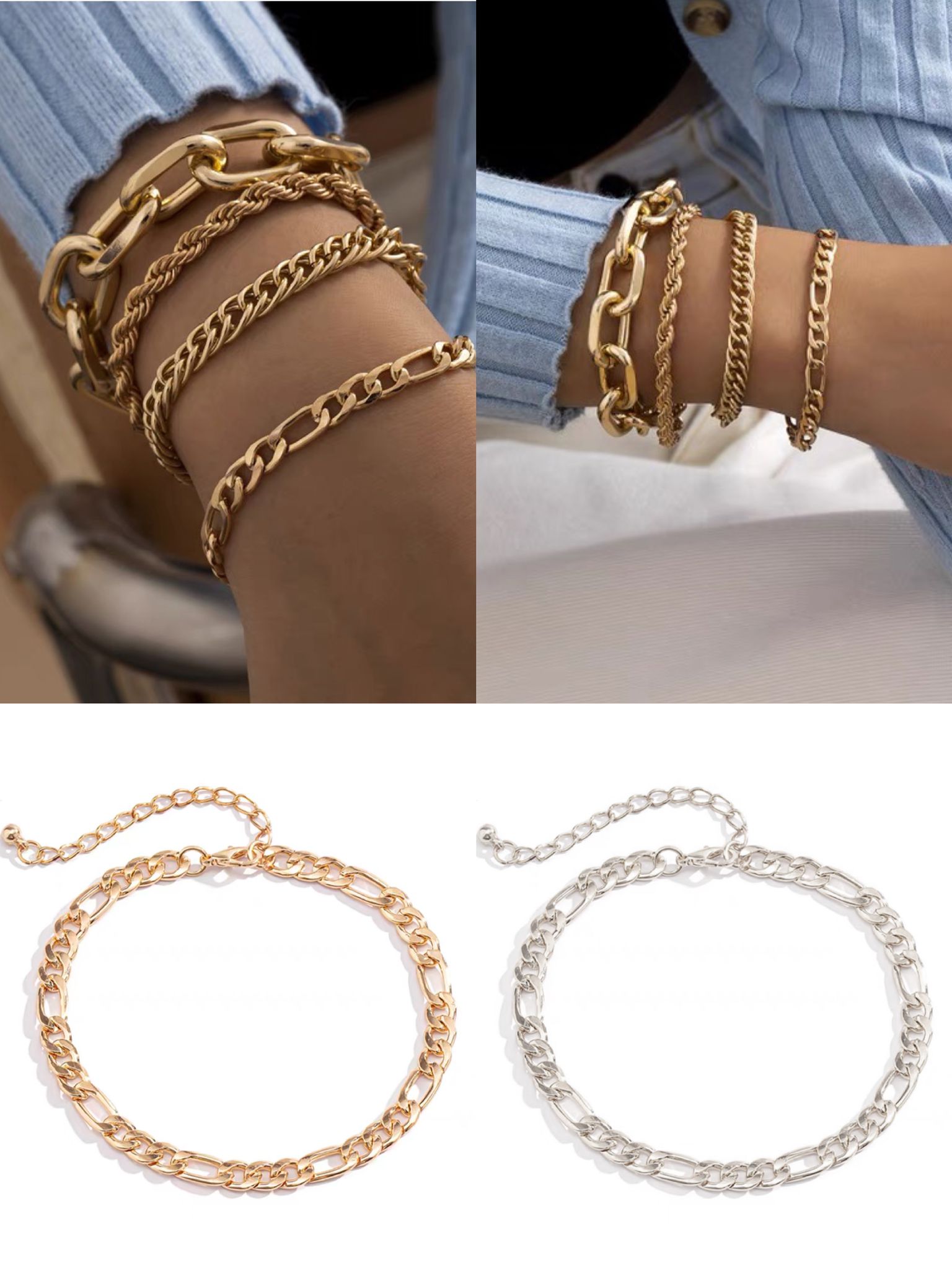 Bracciale Catena Classic Two