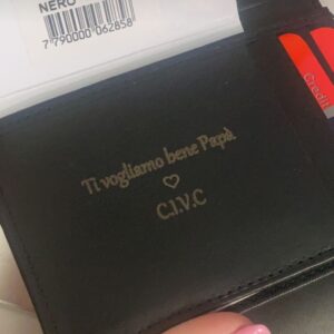 Portafoglio in Pelle Personalizzato Portafoglio in Pelle Personalizzato