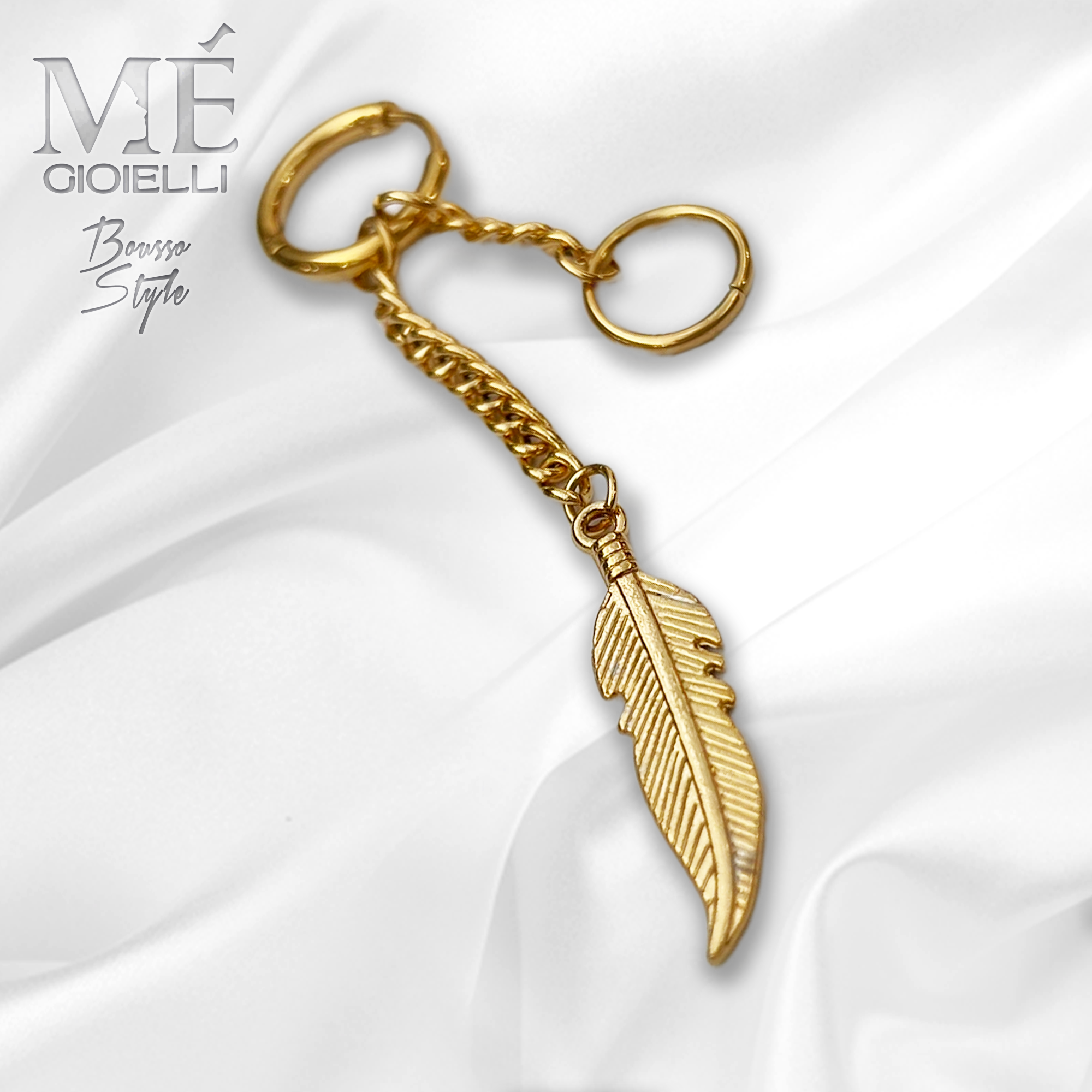 Orecchino Uomo in Acciaio Free Nichel Me Gioielli Personalizzabili 51 Orecchino Uomo in Acciaio Free Nichel Me Gioielli Personalizzabili 51