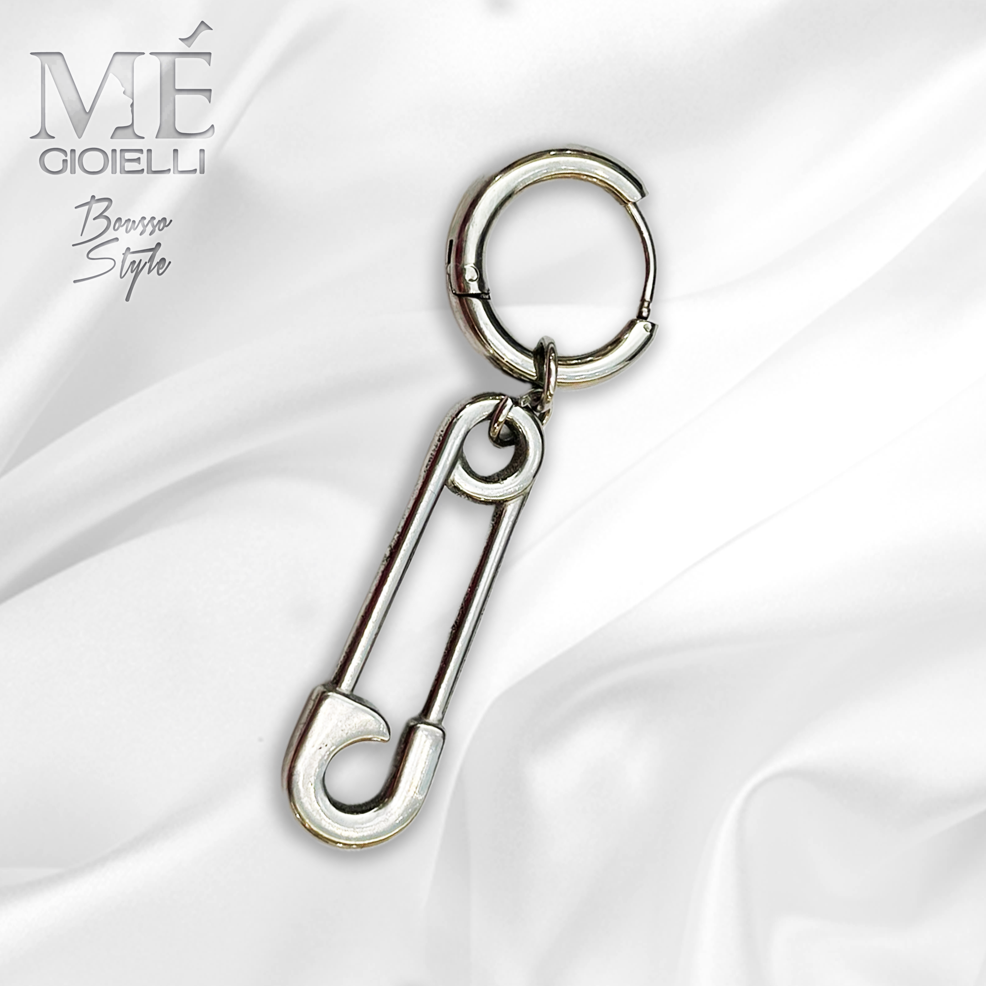 Orecchino Uomo in Acciaio Free Nichel Me Gioielli Personalizzabili 24 Orecchino Uomo in Acciaio Free Nichel Me Gioielli Personalizzabili 24