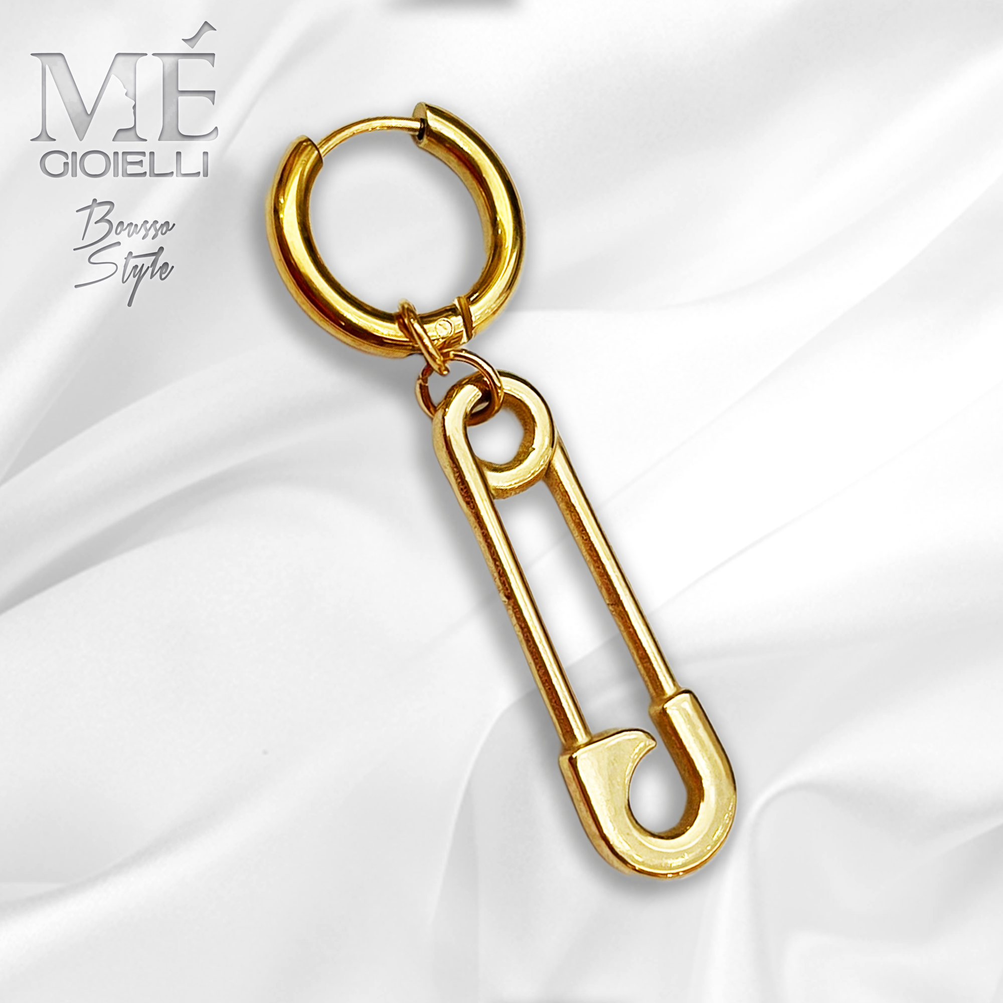 Orecchino Uomo in Acciaio Free Nichel Me Gioielli Personalizzabili 20 Orecchino Uomo in Acciaio Free Nichel Me Gioielli Personalizzabili 20