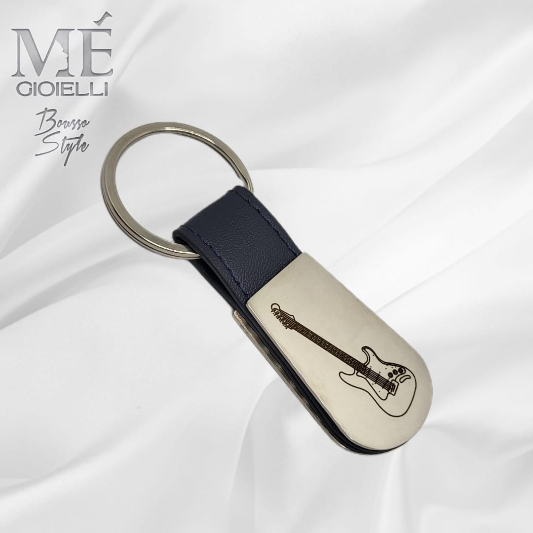 Portachiavi Goccia Pelle Acciaio Portachiavi Goccia Pelle Acciaio