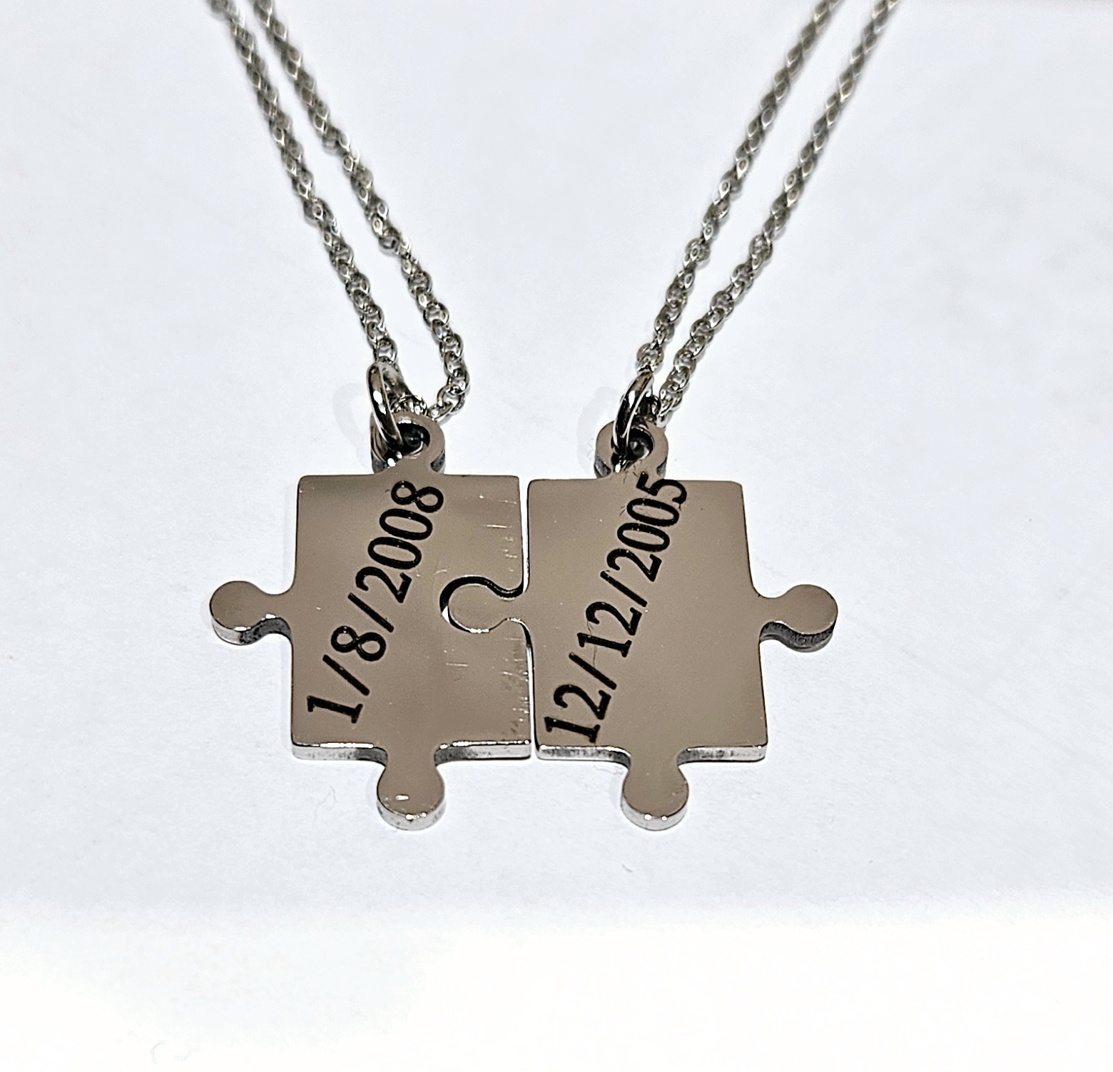 Collana Metà Puzzle Personalizzabile 1 Collana Metà Puzzle Personalizzabile 1