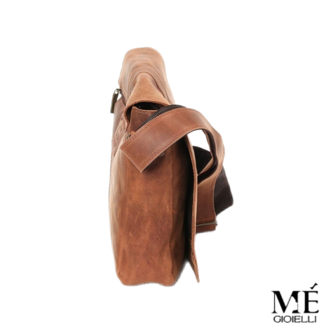 Borsa Messaggero Unisex in Vera Pelle MADE IN ITALY 2 Borsa Messaggero Unisex in Vera Pelle MADE IN ITALY 2