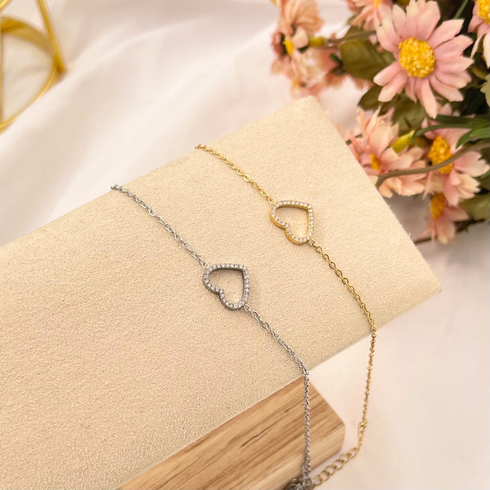 Bracciale Cuoricino Open