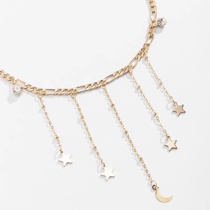 Collana Caduta di Stelle in Acciaio Free Nichel 5 Collana Caduta di Stelle in Acciaio Free Nichel 5