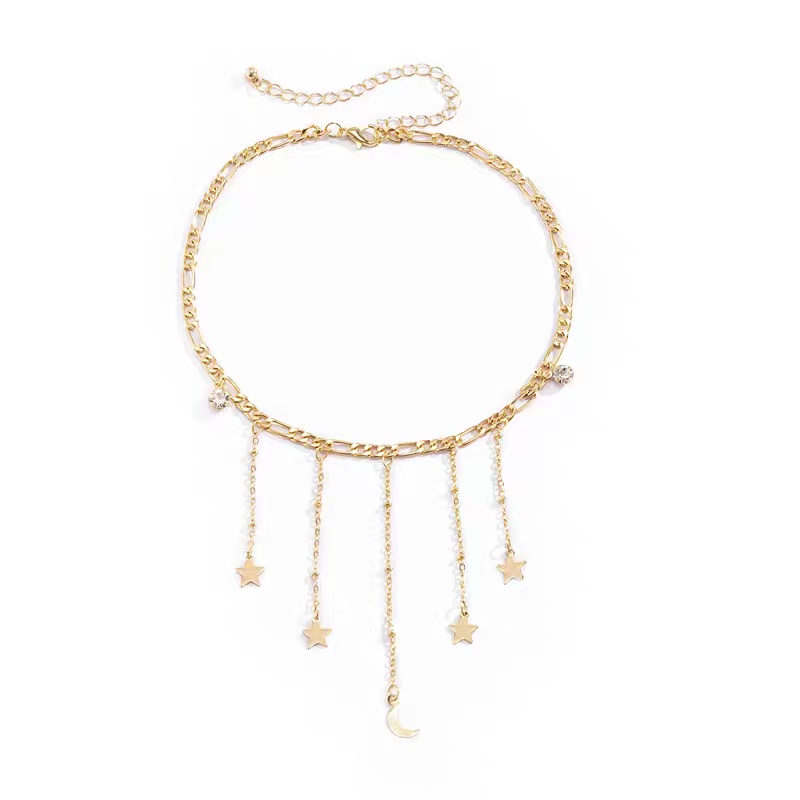 Collana Caduta di Stelle in Acciaio Free Nichel 1 Collana Caduta di Stelle in Acciaio Free Nichel 1