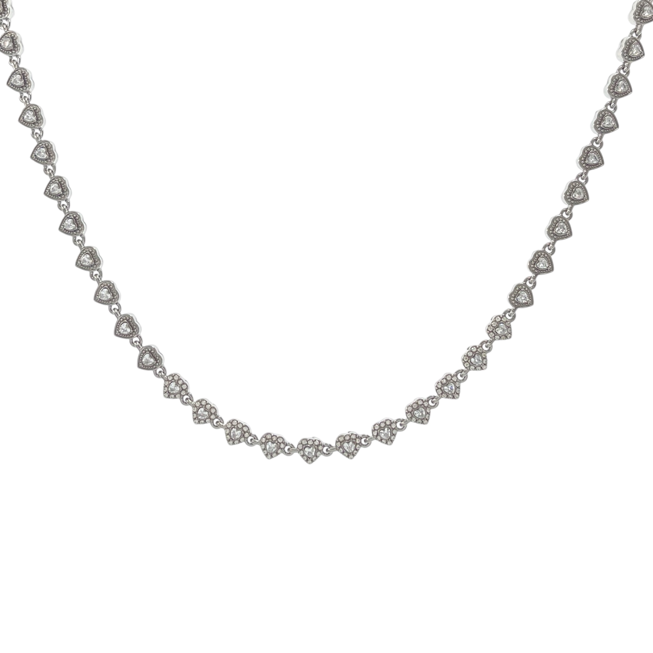 Collana Daimond Cuoricini Alternati Collana Daimond Cuoricini Alternati
