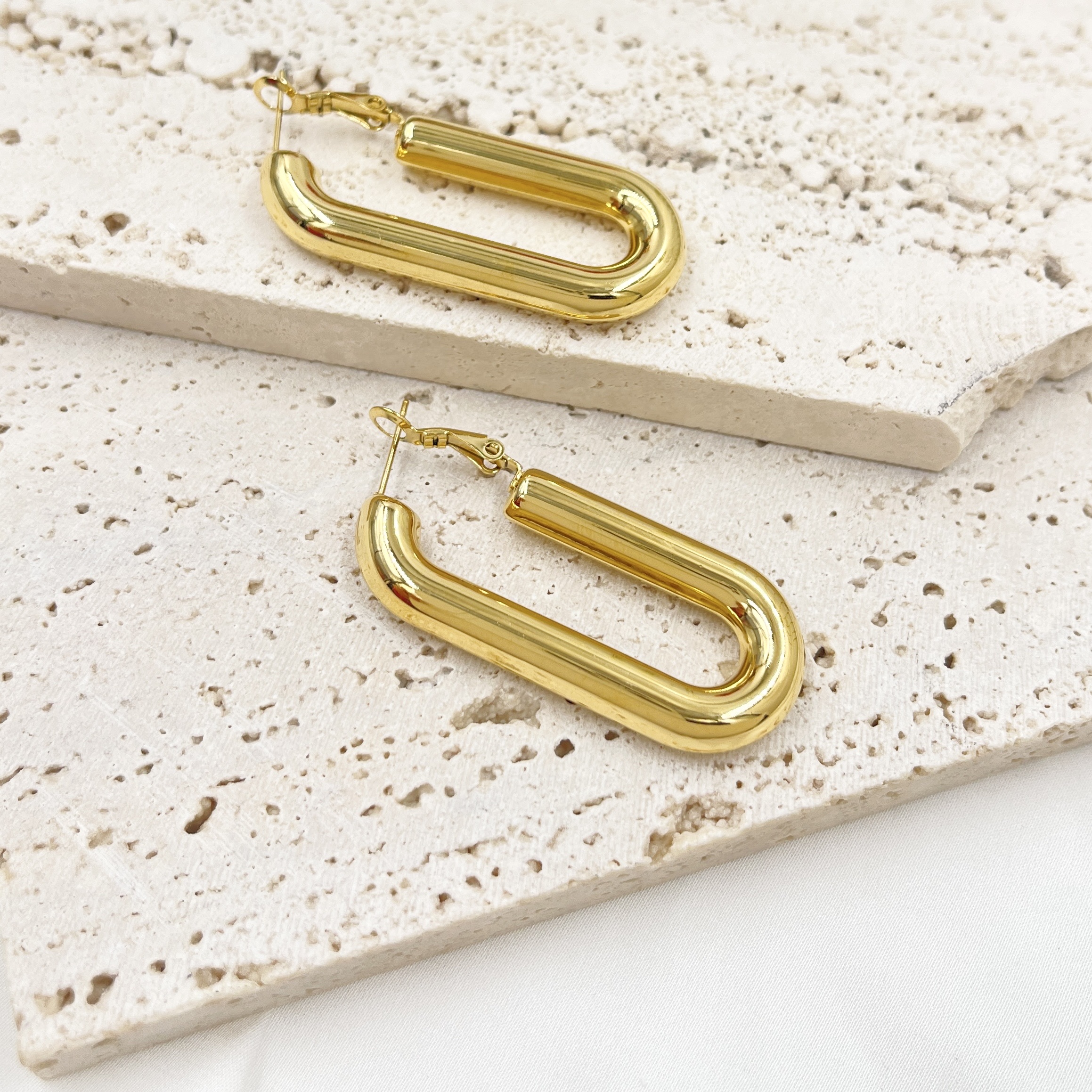 Orecchino Ovale Soffio Orecchino Ovale Soffio