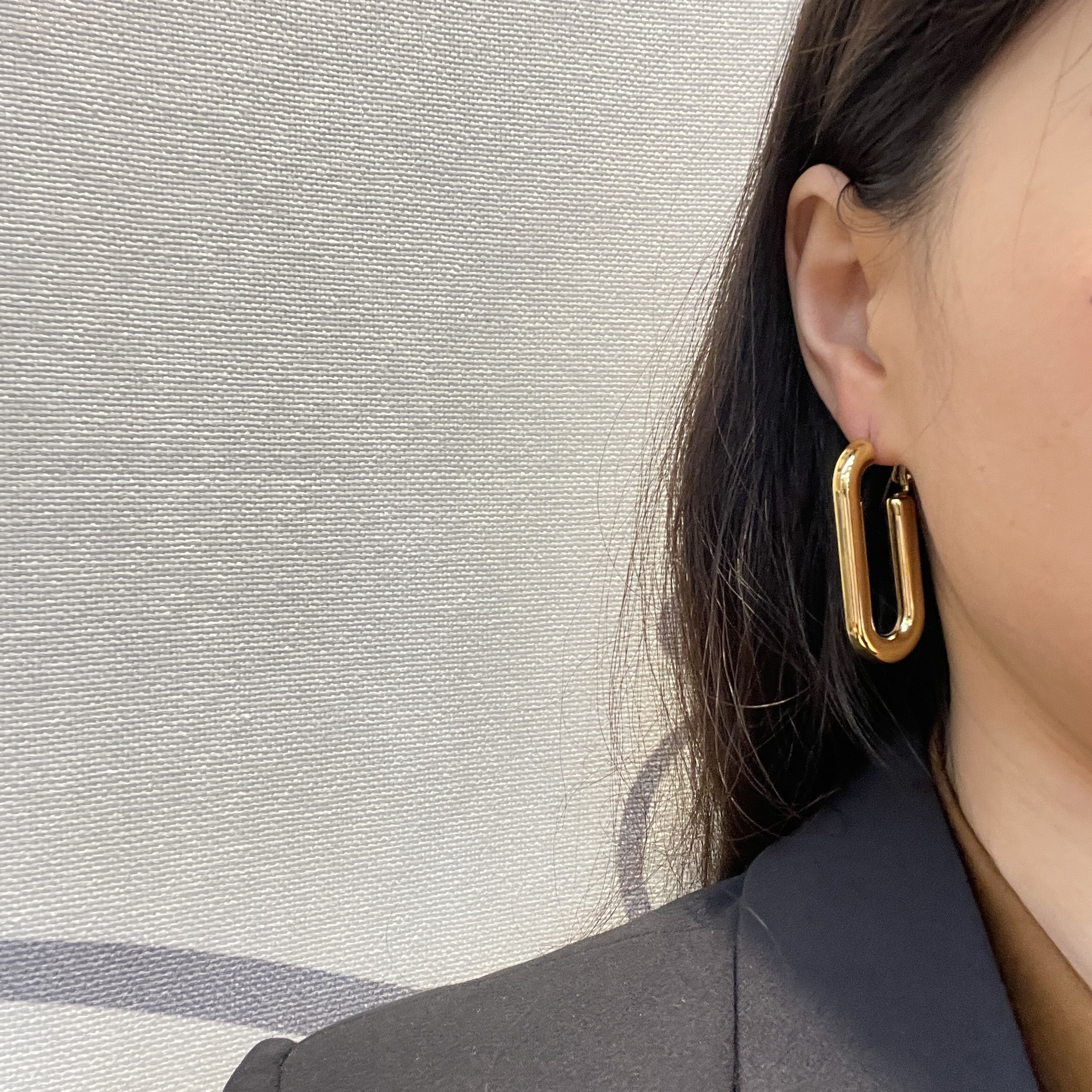 Orecchino Ovale Soffio Orecchino Ovale Soffio