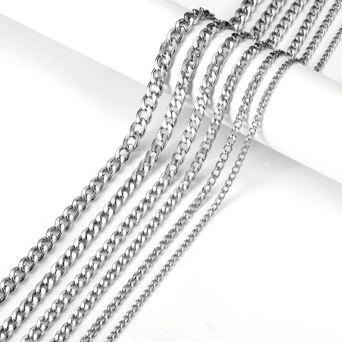 Collana Catena in Acciaio Free Nichel