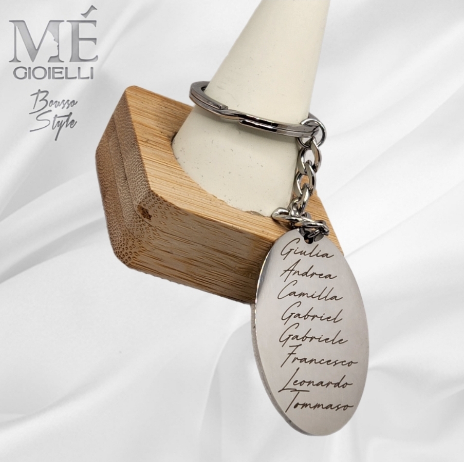 Portachiavi Ovale Personalizzabile Portachiavi Ovale Personalizzabile